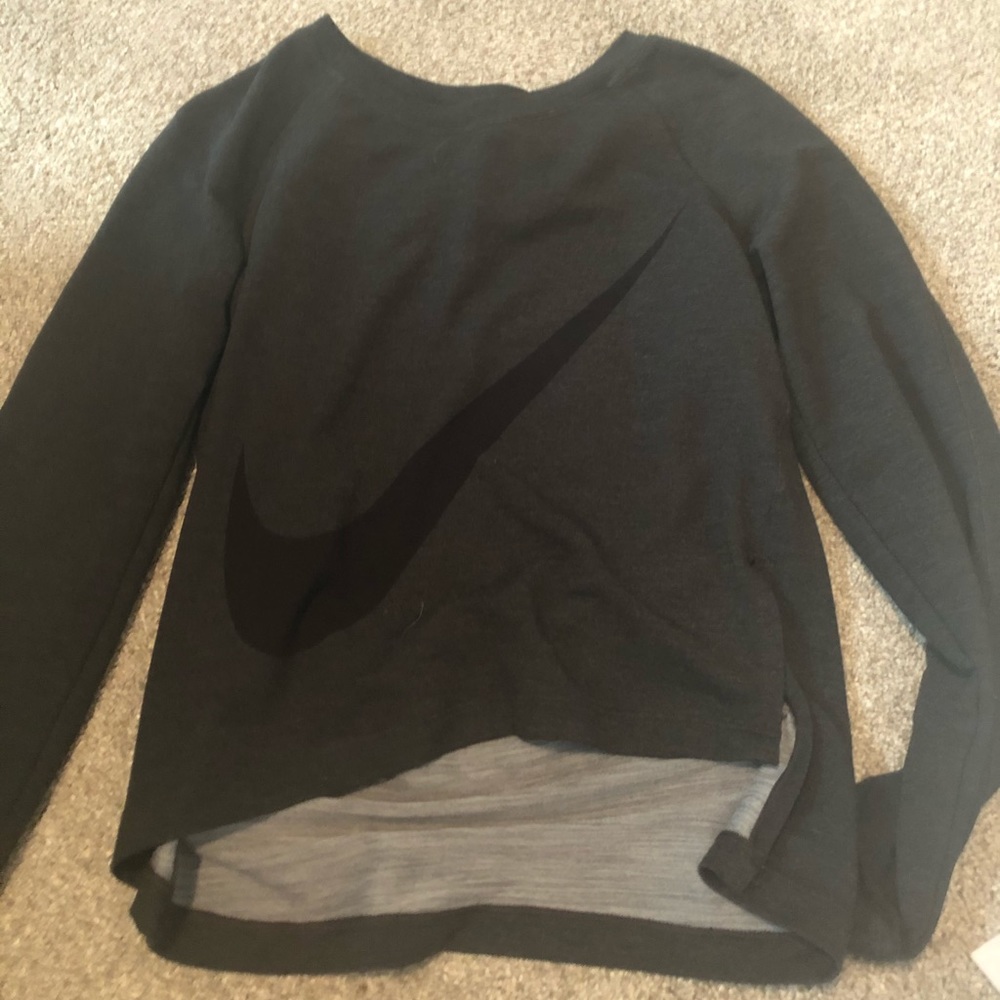 Nike shirt with slit